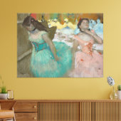 Entrance of the Masked Dancers Degas Canvas Afdruk (Insitu (Woonkamer))