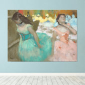 Entrance of the Masked Dancers Degas Canvas Afdruk (Insitu (Houten vloer))