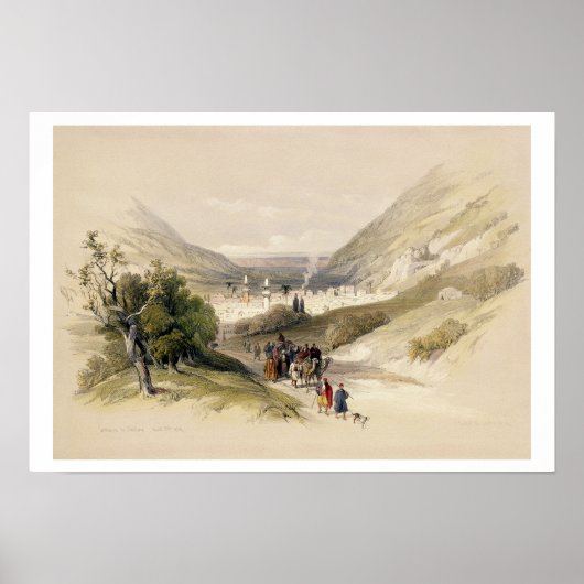 Entrance to Nablous, 17 april 1839, bord 41 van Poster (Voorkant)