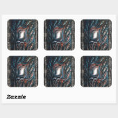 Entrapment Vierkante Sticker (Vel)
