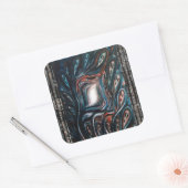 Entrapment Vierkante Sticker (Envelop)