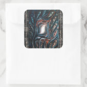 Entrapment Vierkante Sticker (Tas)