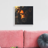 Entre Leões Canvas Afdruk (Insitu (Woonkamer))