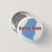 Entre Ríos Ronde Button 3,2 Cm (Voorkant /achterkant)