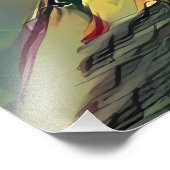 Entre Trenes Foto Afdruk (Hoek)