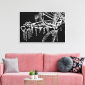 entred ijzige winter canvas afdruk (Insitu (Woonkamer))