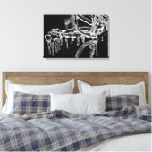 entred ijzige winter canvas afdruk (Insitu (Slaapkamer))