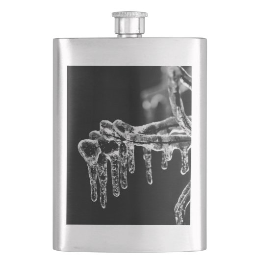 entred ijzige winter heupfles (Voorkant)