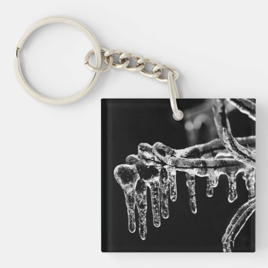 entred ijzige winter sleutelhanger (Voorkant)
