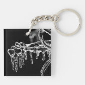 entred ijzige winter sleutelhanger (Achterkant)