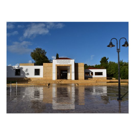 Entree Archeologisch Park Paphos, UNESCO-site Perfect Poster (Voorkant)