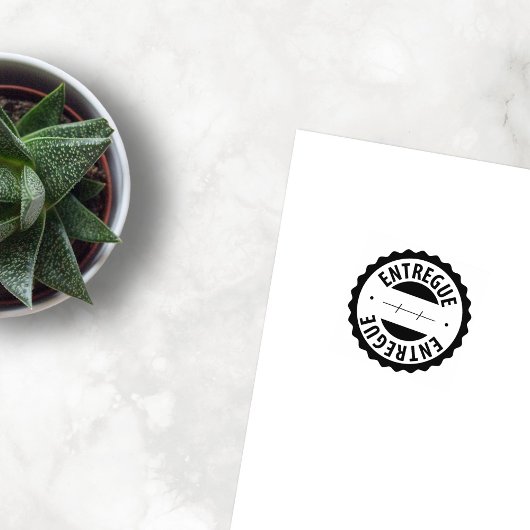 Entregue, Portugese rubberen stempel