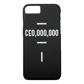 Entrepreneur - CEO,000,000 T-shirt Funny Business Case-Mate iPhone Case (Achterkant)