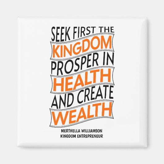 Entrepreneur Christelijk Magneet (Voorkant)