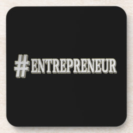 "#ENTREPRENEUR" Cute Expression Design. Bestel nu Bier Onderzetter