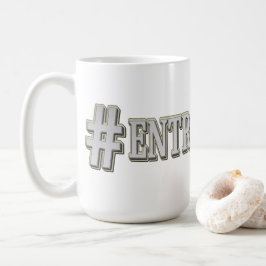 "#ENTREPRENEUR" Cute Expression Design. Bestel nu Koffiemok