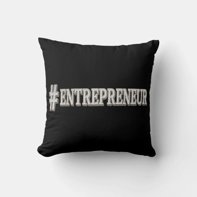 "#ENTREPRENEUR" Cute Expression Design. Bestel nu Kussen (Voorkant)