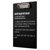 Entrepreneur Definition Funny Business Owner Gift Klembord (Links)