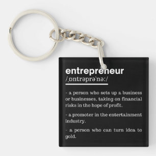 Entrepreneur Definition Funny Business Owner Gift Sleutelhanger