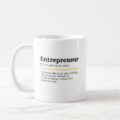 Entrepreneur Definition Personalized Koffiemok (Links)