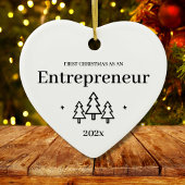 Entrepreneur Eerste kerstOrnament Keramisch Ornament