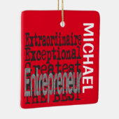 Entrepreneur Extraordinaire CUSTOM Keramisch Ornament (Rechts)