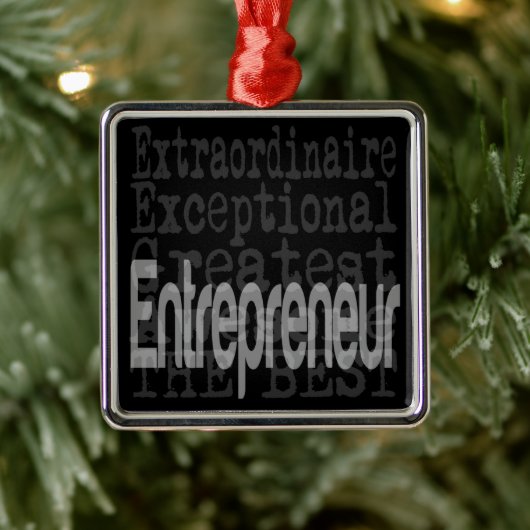 Entrepreneur Extraordinaire Metaal Ornament (Boom)
