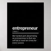Entrepreneur Idea Quote Poster (Voorkant)