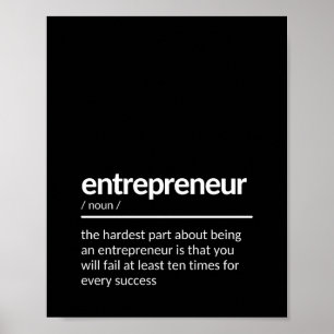 Entrepreneur Idea Quote Poster