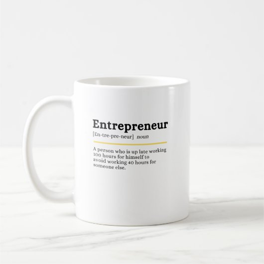 Entrepreneur Koffiemok (Links)