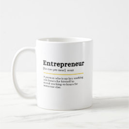 Entrepreneur Noun Definition Motivational Business Koffiemok