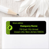 Entrepreneur Small Company Custom Text & Logo Etiket (Insitu)