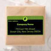 Entrepreneur Small Company Custom Text & Logo Labs Etiket (Insitu)