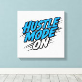 Entrepreneur Success and Ambition Canvas Afdruk (Insitu (Houten vloer))