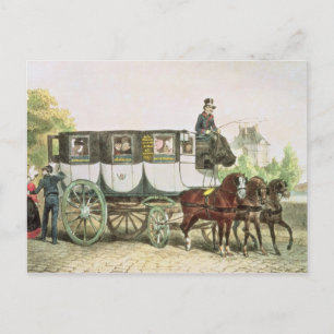 Entreprise generale des omnibus"; briefkaart