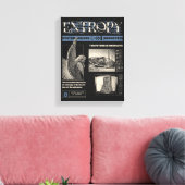 Entropie - Brutalistisch ontwerp Canvas Afdruk (Insitu (Woonkamer))