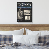 Entropie - Brutalistisch ontwerp Canvas Afdruk (Insitu (Slaapkamer))