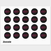 Entropie Ronde Sticker (Vel)