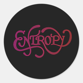 Entropie Ronde Sticker