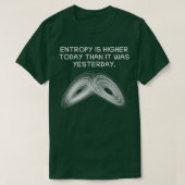Entropy Thermodynamics Physics Teacher Science Gif T-shirt (Design voorkant)