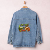Entry Exit Trading Strategy Graphic Women’s Denim  Jacket (Hangar)