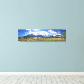 Entry Lake Sherburne - Glacier National Park Canvas Afdruk (Insitu (Houten vloer))