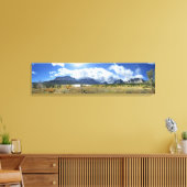 Entry Lake Sherburne - Glacier National Park Canvas Afdruk (Insitu (Woonkamer))