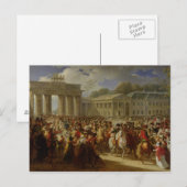 Entry of Napoleon I  into Berlin Briefkaart (Voorkant / Achterkant)