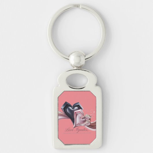 Entwined Hearts Sleutelhanger (Voorkant)