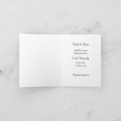 Entwined Rings Silver BLK - Save the Date Kaart (Binnen)