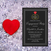 Entwond Rings Engagement Party Kaart