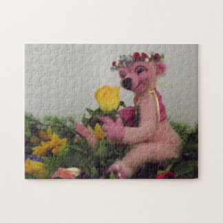 Entzückeder pink Troll von MyTopTeddy Legpuzzel