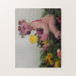 Entzückeder pink Troll von MyTopTeddy Legpuzzel