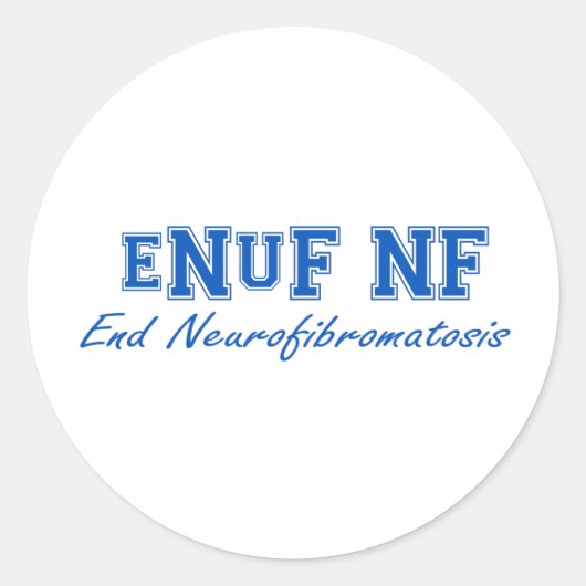 eNuF NF Ronde Sticker (Voorkant)